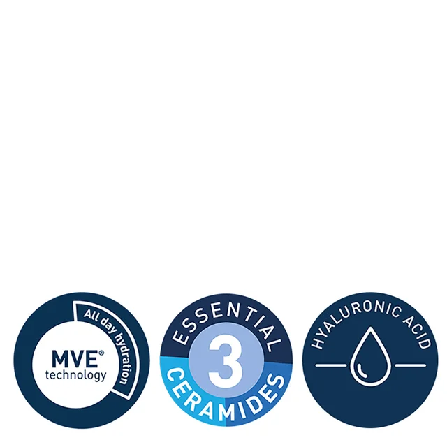 Image 1- MVE technology all day hydration, 3 essential ceramides, hyaluronic acid