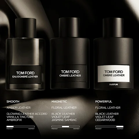 TOM FORD EAU D'OMBRÉ LEATHER TOM FORD OMBRÉ LEATHER TOM FORD OMBRÉ LEATHER PARFUM SMOOTH AMBER LEATHER GLOWING LEATHER ACCORD VANILLA TINCTURE AMBROFIX MAGNETIC FLORAL LEATHER BLACK LEATHER VIOLET LEAF JASMINE SAMBAC POWERFUL FLORAL LEATHER BLACK LEATHER VIOLET LEAF CEDARWOOD FRES-EST