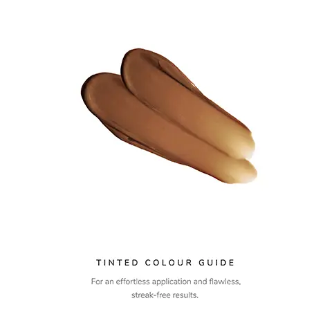 Tinted colour guide. For an effortless application and flawless, streak-free results. Salon quality results at home. High concentrations of active ingredients for a darker tan in one layer. Enhances your tan. Build your perfect shade. Moisturises & softens. Tinted colour guide. Results from just one application. Tan extender. Dries in 60 seconds. Claire is wearing deluxe gradual tan in dark. Customise your tanning routine by building your perfect shade.