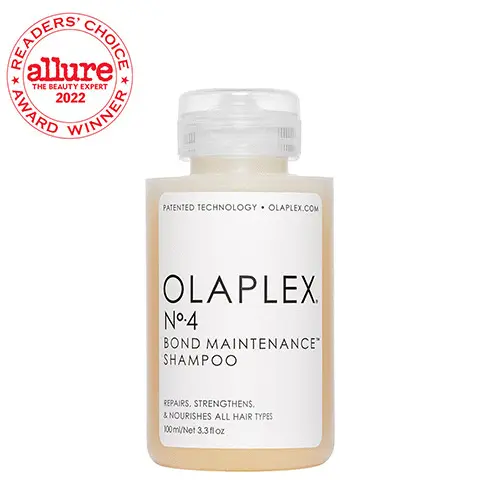 Image 1, Readers' Choice Award Winner | Allure The Beauty Expert 2022. Image 2, All hair types, PH Balanced, vegan, cruelty-free, gluten-free, nut-free, paraben-free, phthalates free, phosphate-free and sulfate free.Image 3, hair cuticle before and after.