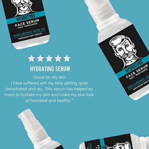 Image 1, HYDRATING FACE SERUM DAILY MOISTURISER HYALURONIC ACID 2% ADVANCED SKIN HEALTH HYDRATING SERUM "Good for dry skin I have suffered with my face getting quite dehydrated and dry. This serum has helped so much to hydrate my skin and make my skin look so hydrated and healthy." FA HYAL HYDRATING FACE SERUM DAILY MOISTURISER HYALURONIC AC ADVANCED SKIN H Image 2, HYALURONIC ACID deeply hydrates the skin CHAMOMILE helps to reduce redness or irritation Image 3, -WINNING ERISH BRAND TOP TIP Use in place of your daily moisturiser first thing in the morning for a glow that lasts all day. HYDRATING FACE SERUM DAILY MOISTURISER HYALURONIC ACID 2% ADVANCED SKIN HEALTH