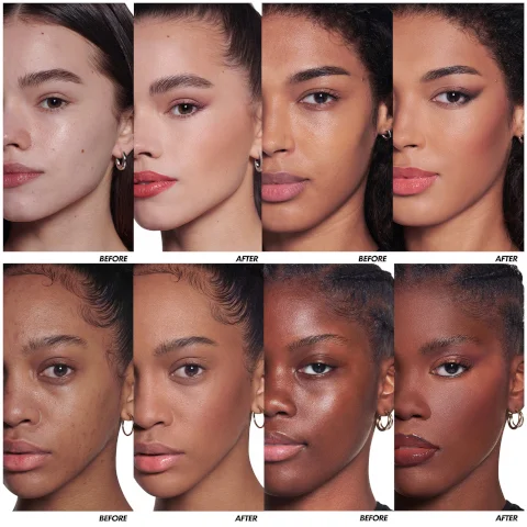 before and after model shots