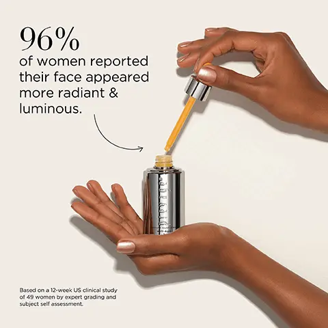 Image 1, 96% of women reported their face appeared more radiant and luminous. Image 2, powered by idebenone, prevage is fueled by idebenone, the single most powerful antioxidant, to help fight the visible signs of aging. correct the past and help protect the future of your skin. Image 3, regimen, step 1 = prevage cleanser to cleanse skin. step 2 = superstart boost skin. step 3 = prevage 2.0 protects, corrects and perfects. step 4 = prevage night, minimize lines and wrinkles.