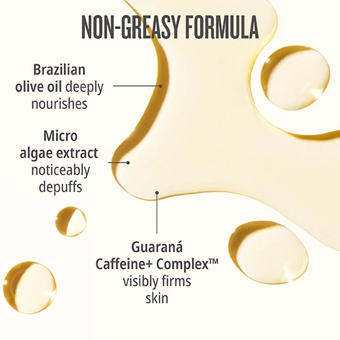 Image 3 - Golden-yellow liquid drops and streaks on a light background are labeled with text: NON-GREASY FORMULA, Brazilian olive oil deeply nourishes, Micro algae extract noticeably depuffs, and Guaraná Caffeine+ Complex™ visibly firms skin. Image 4 - A three-step body care routine is presented on a bright yellow background, with the title Ultimate Firming Body Routine; step 1, Cleanse & Nourishes, shows a yellow bottle of Sol de Janeiro Brazilian Play Body Wash, Cheirosa 62 Fragrance, Moisturizing Body Wash, Gel douche hydratant, Hydrates, Softens + Hydrate, adoucit, Antioxidant-Rich Açaí Oil & Nourishing Cupuaçu Butter, Huile daçaí riche en antioxydants & beurre de cupuaçu nourrissant, 13 fl oz / 385 mL e; step 2, Depuffs & Deeply Moisturizes, displays a clear bottle with a white pump of Sol de Janeiro Bum Bum Body Firmeza Oil, Visibly Firms + Depuffs, Raffermit visiblement, + dégonfle, 3.4 fl oz / 100 mL e; and step 3, Visibly Firms & Tightens, features a yellow jar of Sol de Janeiro Brazilian Bum Bum Cream, Visibly Firms + Tightens Fast Absorbing, Raffermit visiblement, s’absorbe rapidement, 8.1 fl oz / 240 mL e. Image 5 - An orange Sol de Janeiro pump bottle, a yellow Sol de Janeiro jar with a white lid, and a tall orange Sol de Janeiro spray bottle are vertically stacked against a bright blue sky, with visible text including DEEPLY NOURISH & DEPUFF, Sol de Janeiro Bum Bum Body Firmeza Oil * 3.4 fl oz / 100 mL e, VISIBLY TIGHTEN & FIRM, Sol de Janeiro Brazilian Bum Bum Cream Lifts & Tightens, Fast Absorbing Raffermit visiblement, sabsorbe rapidement, SPRITZ ON A SUNNY SCENT, Sol de Janeiro Fragrance - Cheirosa - 62 * Perfume Mist Brume Parfumée *, and Full-size products shown. Set includes mini sizes.