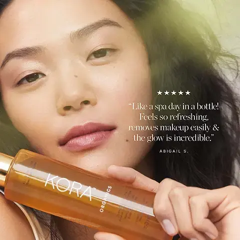 Image 1, abigal s said like a spa day in a bottle. feels so refreshing, removes makeup easily and the glow is incredible. image 2, turmeric - brighten, even and soothe. image 3, new look, same formula. please note packaging may vary, for a limited time, you may receive either of these packages
