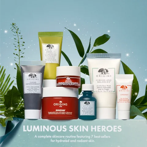 luminous skin heroes a complete skincare routine featuring 7 best sellers for hydrated and radiant skin