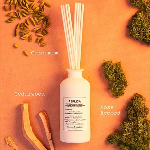 cardamom, cedarwood, moss accord