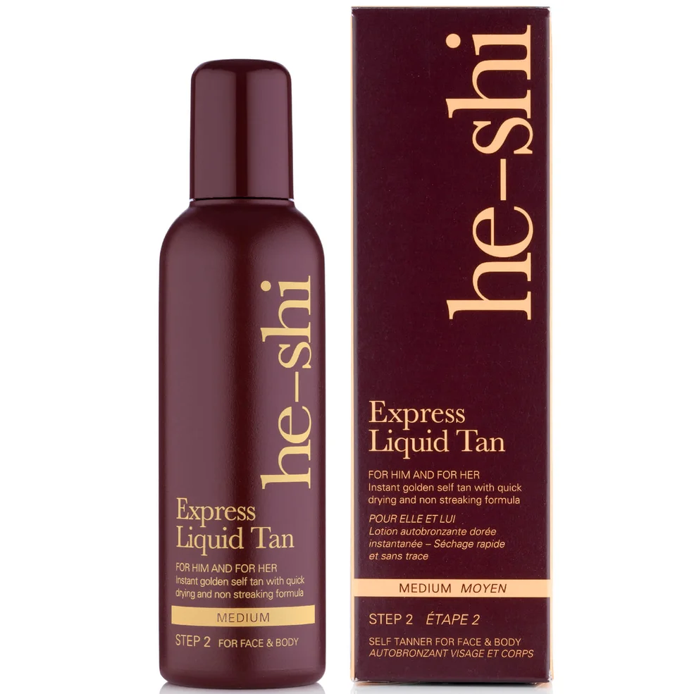 He-Shi Express Liquid Tan płynny balsam samoopalający 150 ml Zdjęcie 1