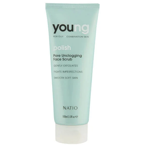 Natio Young Pore Unclogging Face Scrub peeling do twarzy odblokowujący pory (100 ml) Zdjęcie 1