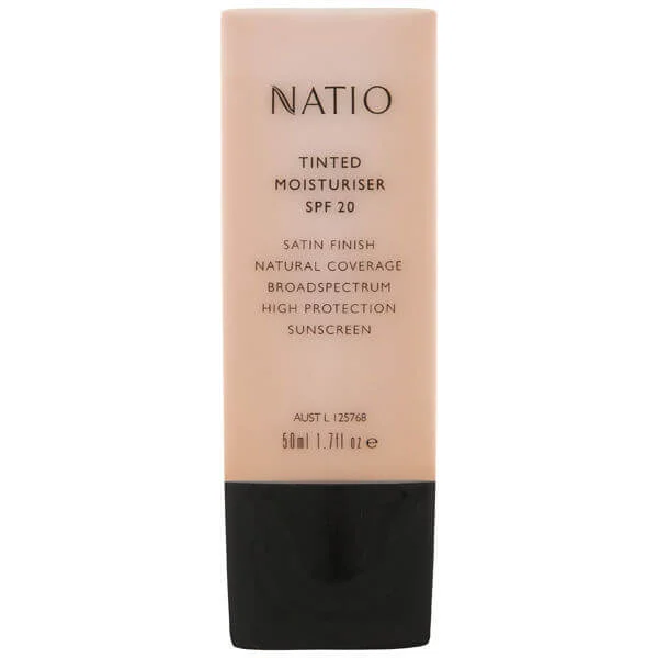 Natio Tinted Moisturiser koloryzujący krem do twarzy SPF 20 - neutralny kolor (50 ml) Zdjęcie 1