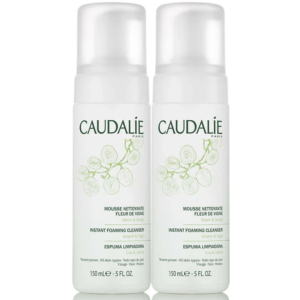 Caudalie Duo Foaming Cleanser (2 x 150ml) Zdjęcie 1