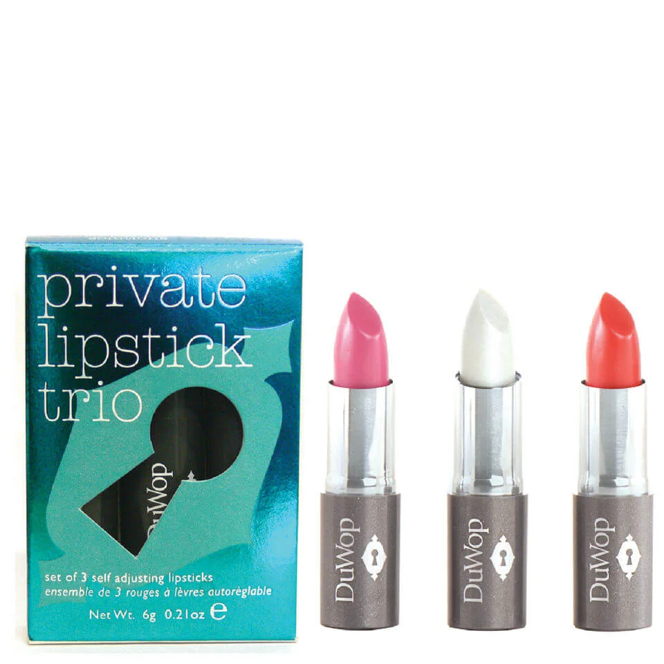 Trzy pomadki do ust DuWop Mini Private Lipstick Trio Zdjęcie 1