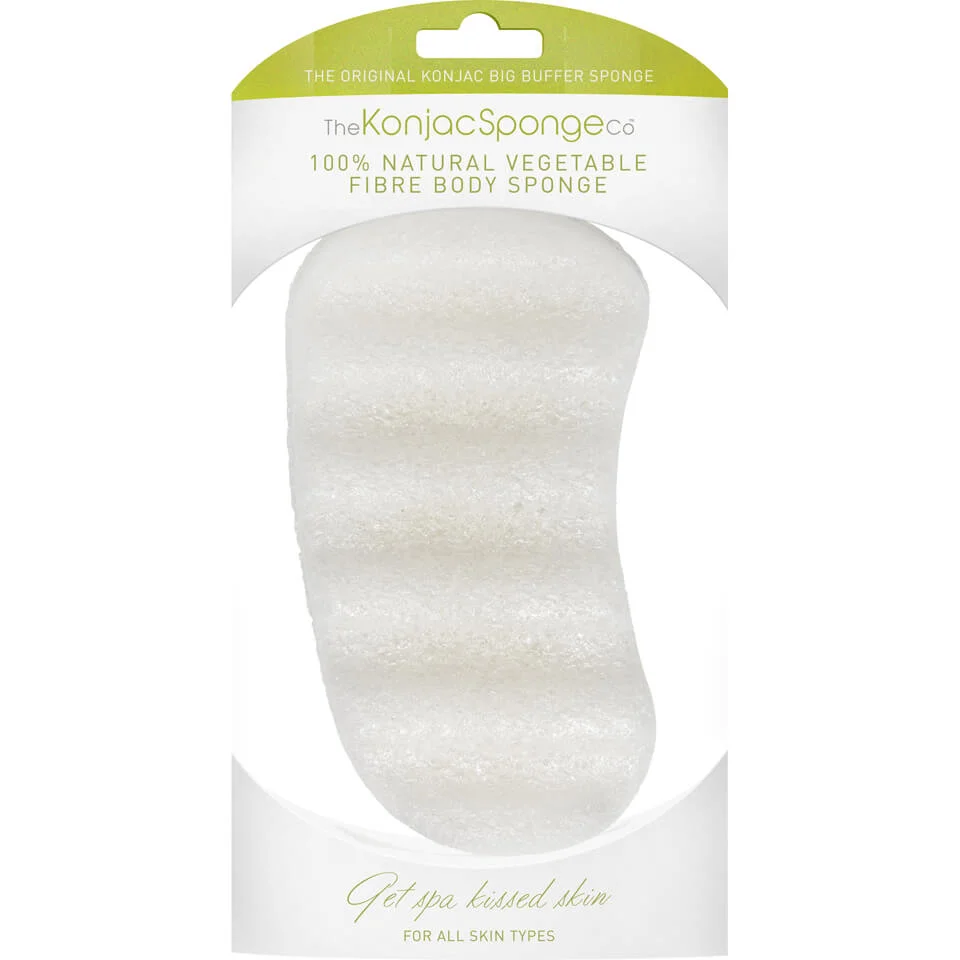 Naturalna, roślinna gąbka do kąpieli The Konjac Sponge Company Body Buffer Zdjęcie 1