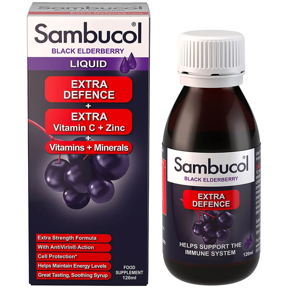 Suplement diety Sambucol Extra Defence (120 ml) Zdjęcie 1
