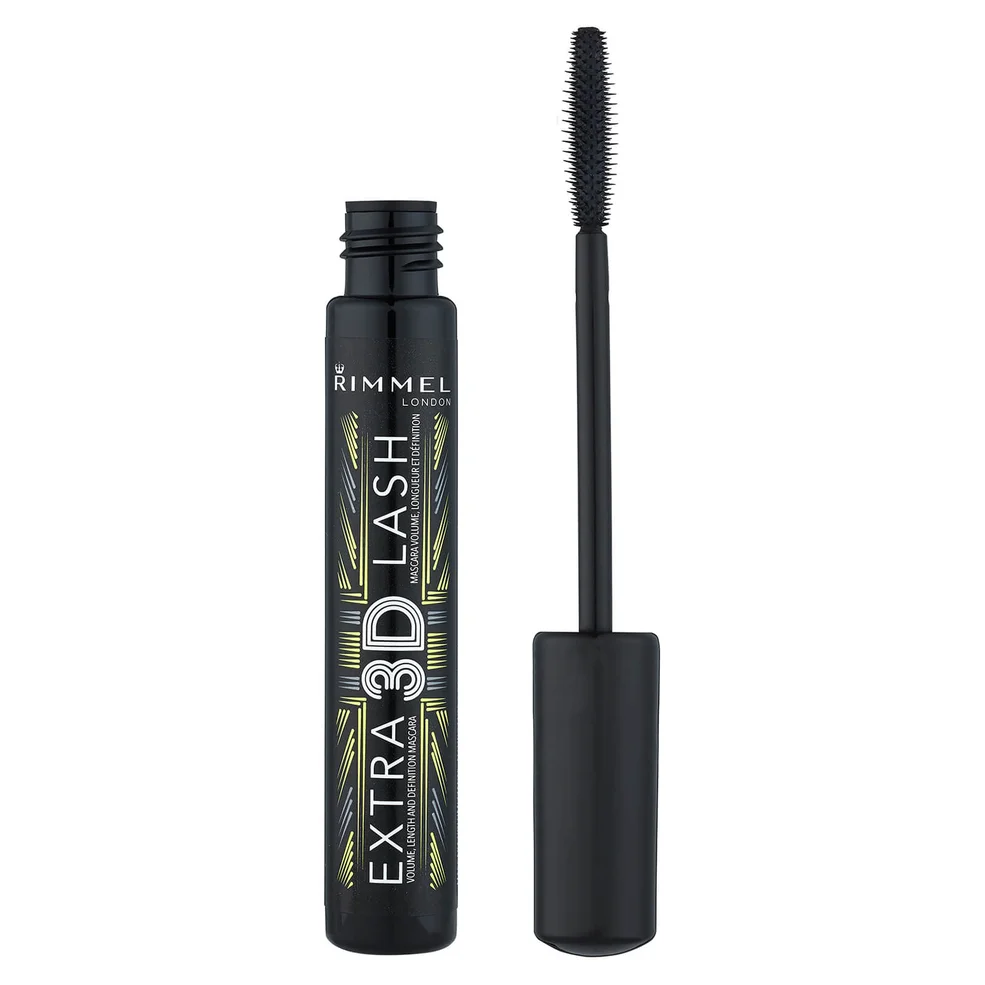 Rimmel Extra 3D Lash, Tusz do rzęs - Czarny Zdjęcie 1