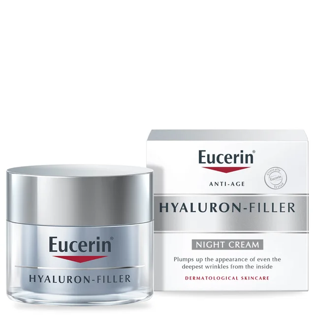 Eucerin® Anti-Age Hyaluron-Filler Night Cream przeciwstarzeniowy krem na noc z kwasem hialuronowym (50 ml)