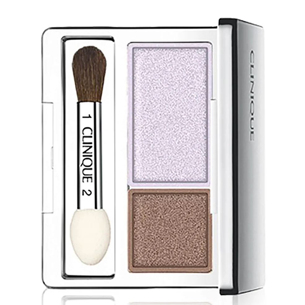 Podwójny cień do powiek Clinique All About Shadow Duo Seashell Pink/Fawn Satin Zdjęcie 1