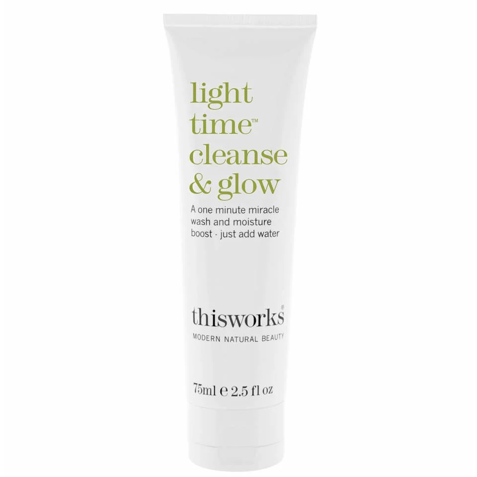 this works Light Time Cleanse and Glow Cleanser krem nawilżający do twarzy (75 ml) Zdjęcie 1