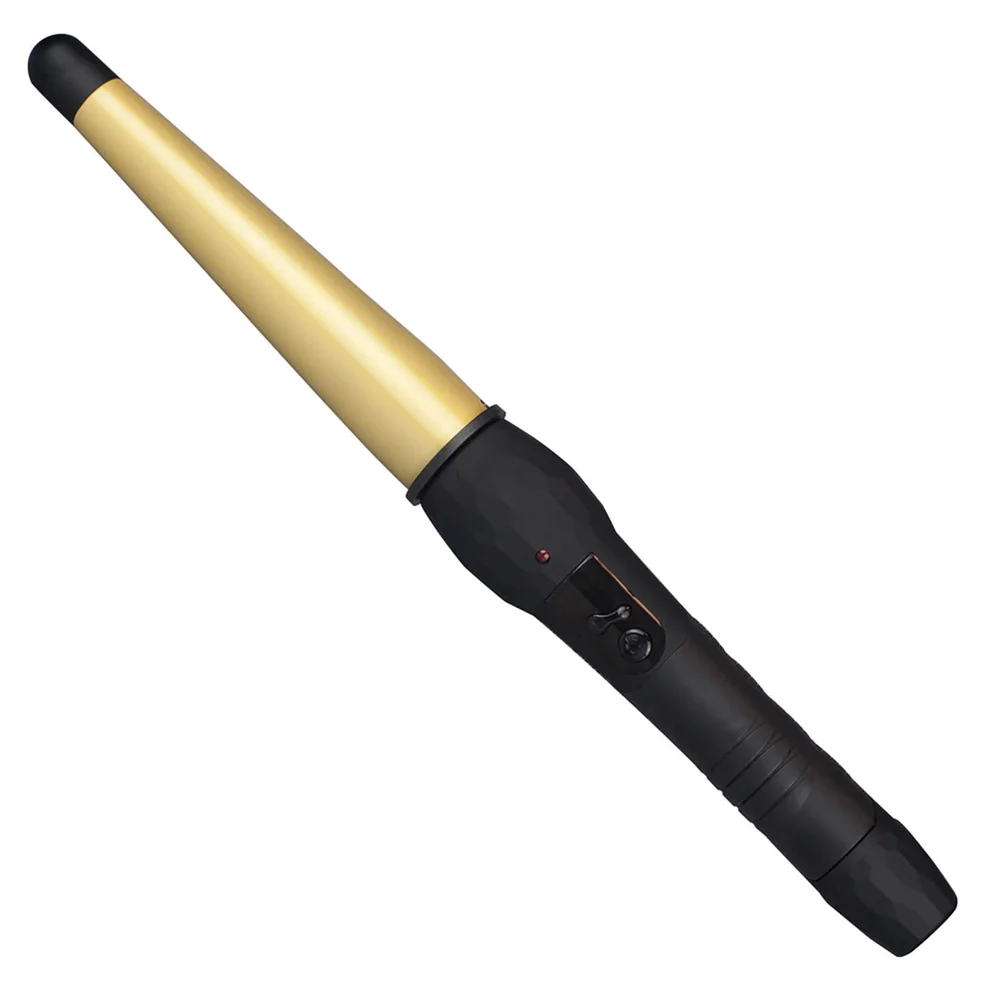 Silver Bullet Large Ceramic Conical Curling Iron - Gold Zdjęcie 1