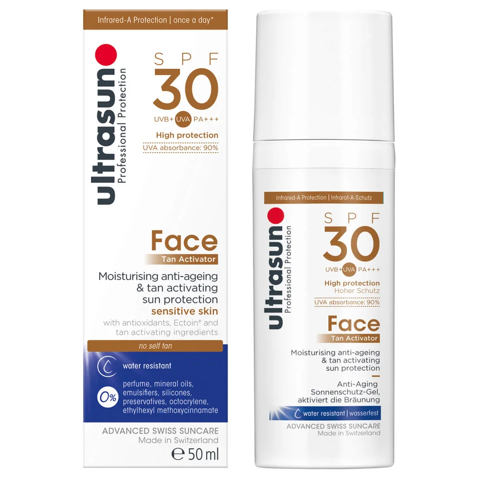 Ultrasun Tan Activator for Face SPF30 krem przeciwsłoneczny do twarzy 50 ml Zdjęcie 1