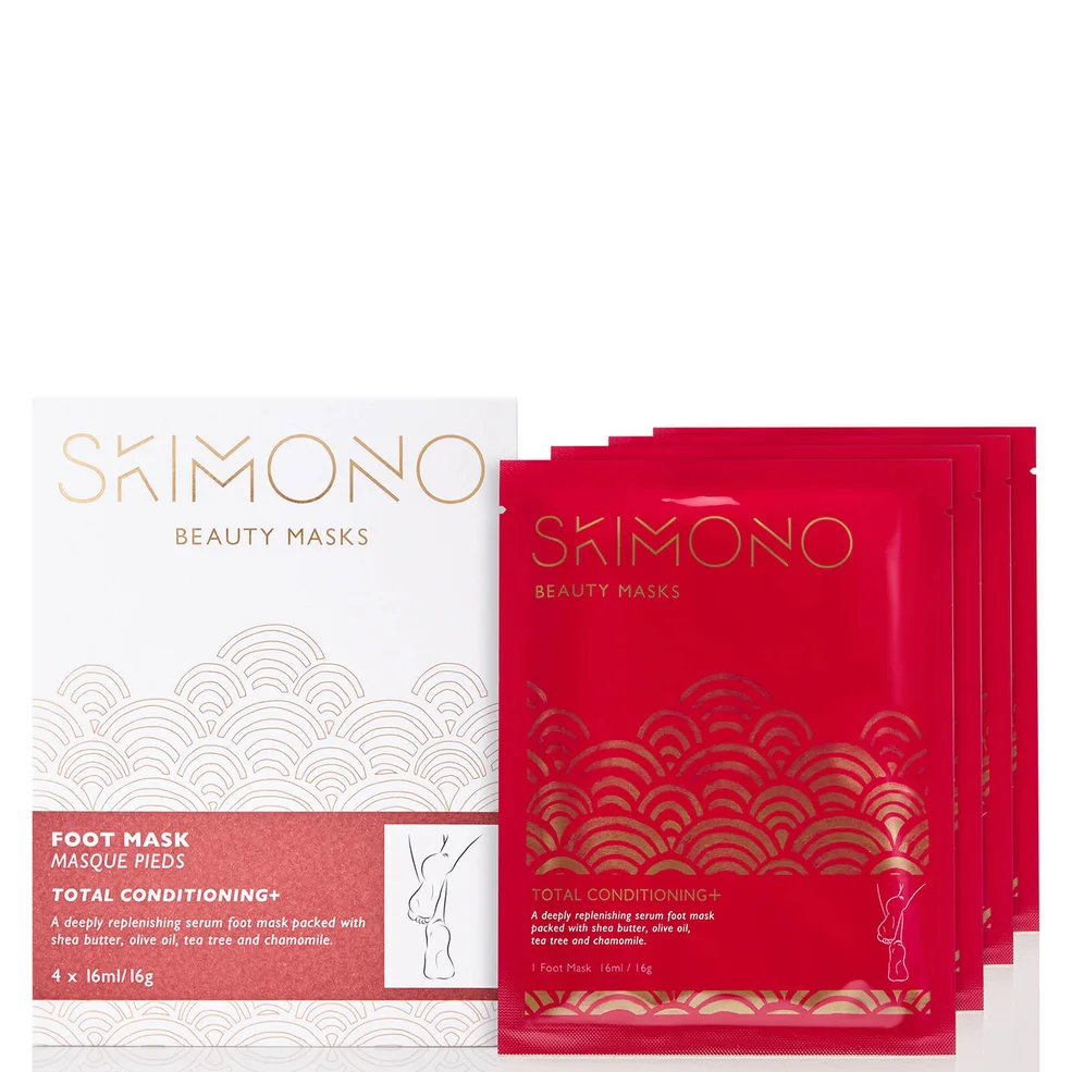 Skimono Beauty Foot Mask for Total Conditioning maska odżywcza do stóp 4 x 16 ml Zdjęcie 1