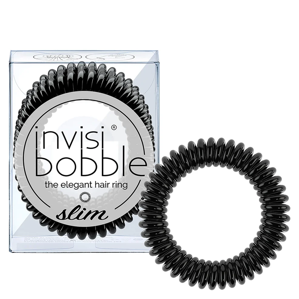 invisibobble Slim Hair Tie - True Black Zdjęcie 1