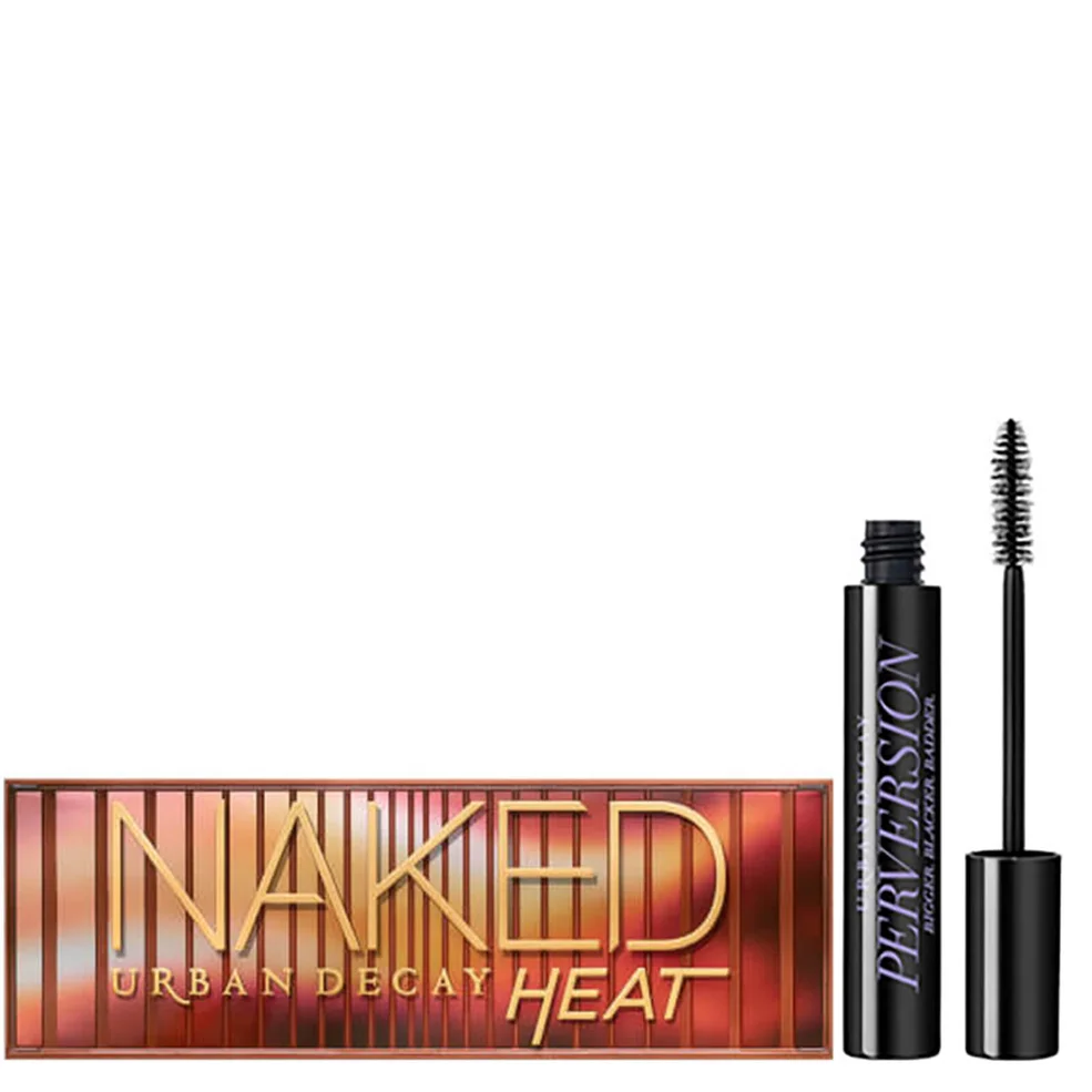 Urban Decay Naked Heat Palette and Mascara Bundle paleta cieni do powiek i tusz do rzęs Zdjęcie 1