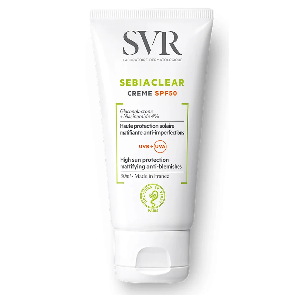SVR Sebiaclear Daily Sunscreen SPF50 krem na dzień z filtrem SPF 50 - 50 ml Zdjęcie 1