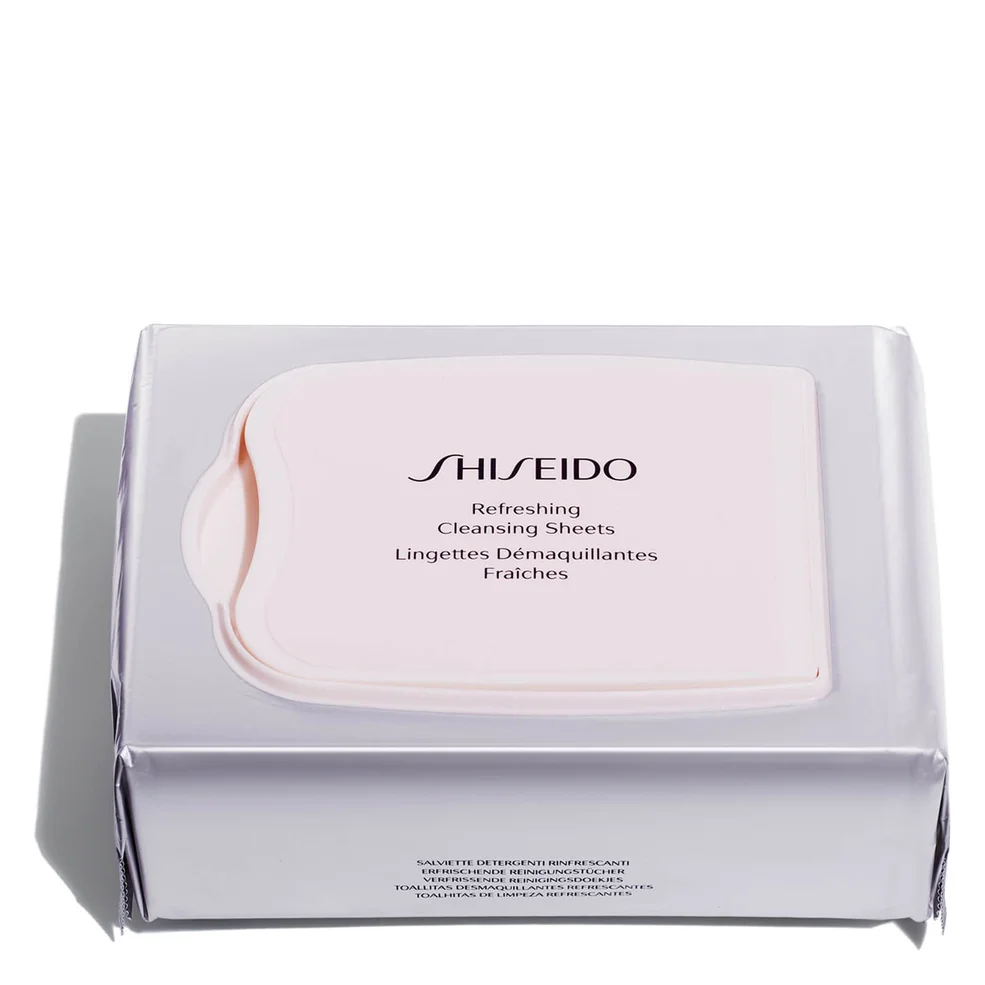 Shiseido Refreshing Cleansing Sheets odświeżające chusteczki oczyszczające Zdjęcie 1