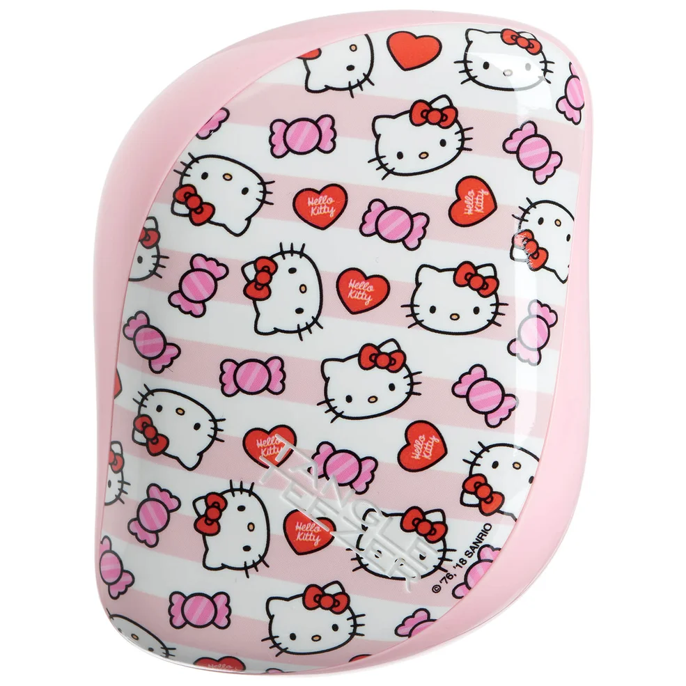 Tangle Teezer Compact Styler Hairbrush szczotka ułatwiająca rozczesywanie – Hello Kitty Candy Stripes Zdjęcie 1
