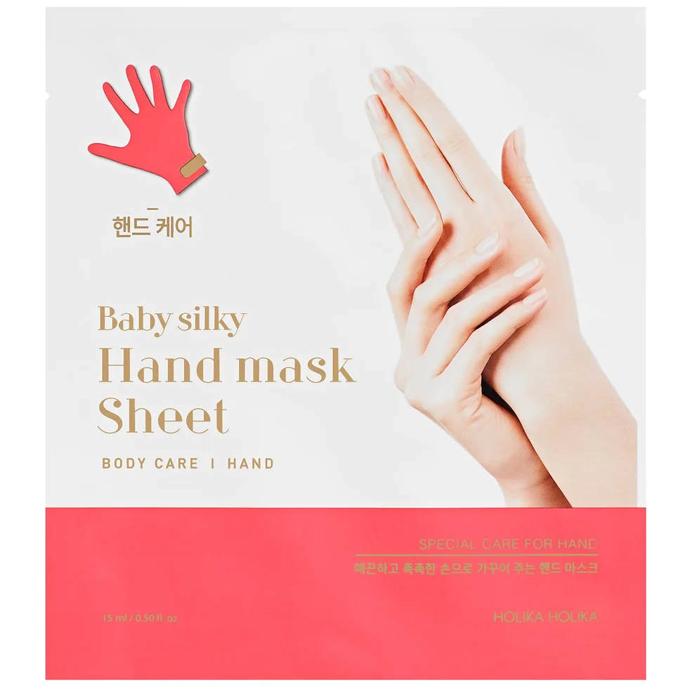 Holika Holika Baby Silky Hand Mask Sheet nawilżająco-złuszczająca maseczka do rąk Zdjęcie 1