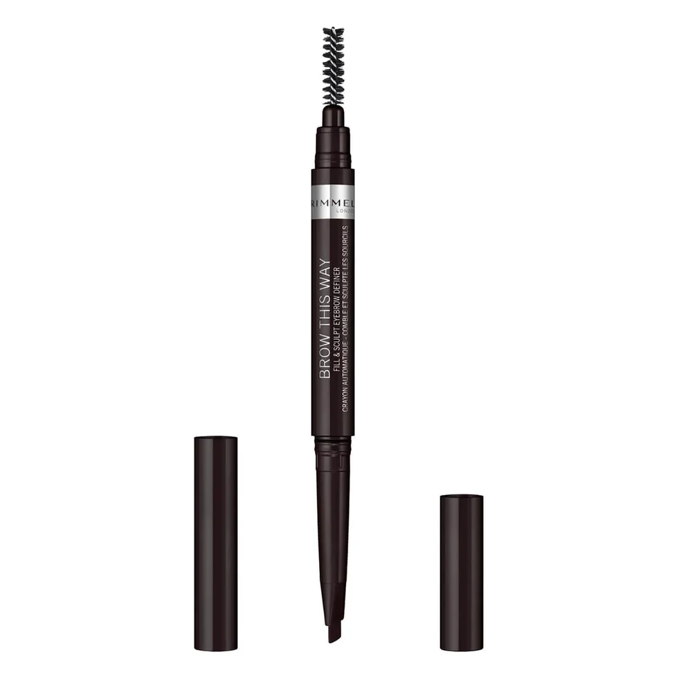 Rimmel Brow This Way Fill and Sculpt Eyebrow Definer 0.4g (Various Shades) Zdjęcie 1