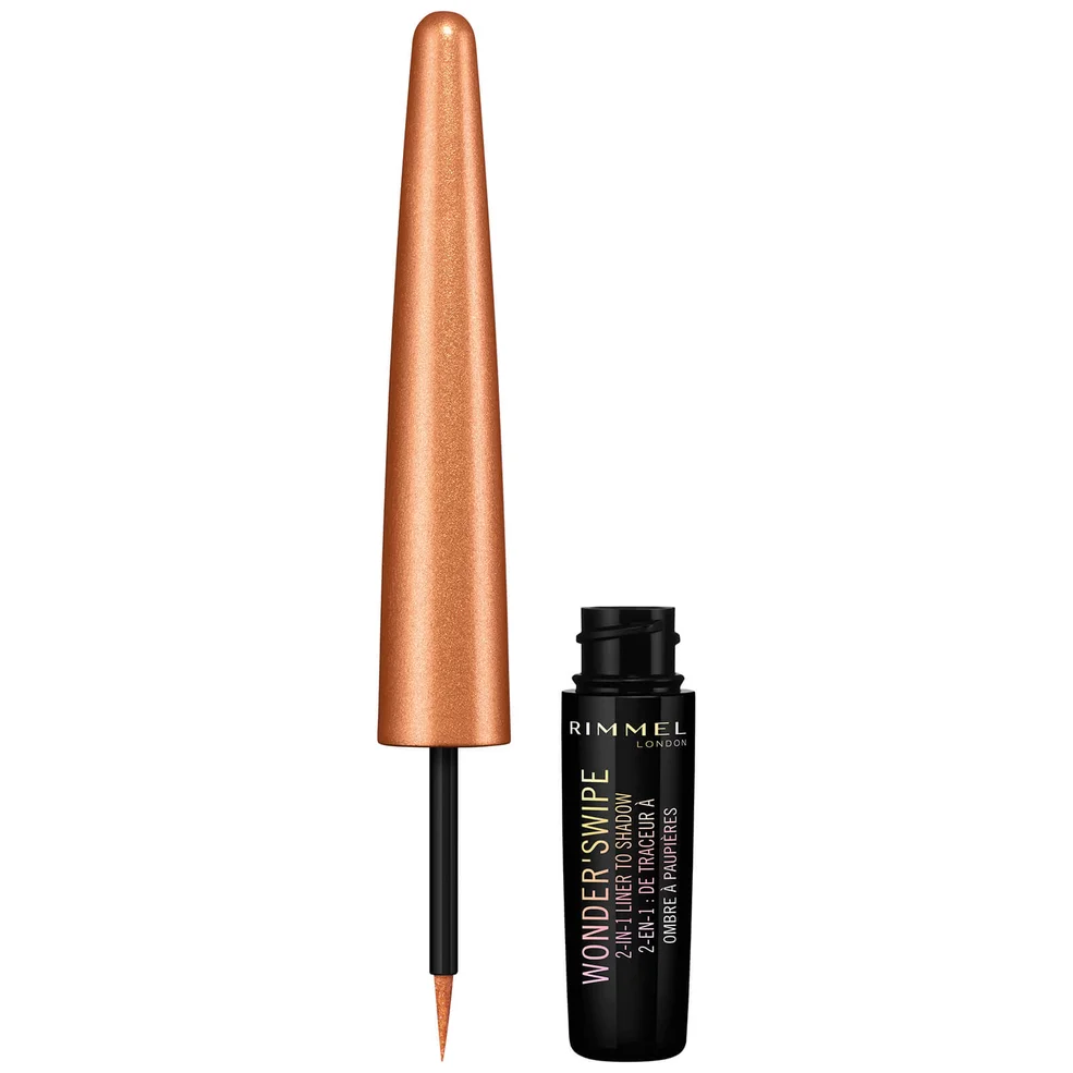 Rimmel Wonder'Swipe 2-in-1 Liner to Shadow eyeliner i cień do powiek 1,7 ml – So Savage Zdjęcie 1
