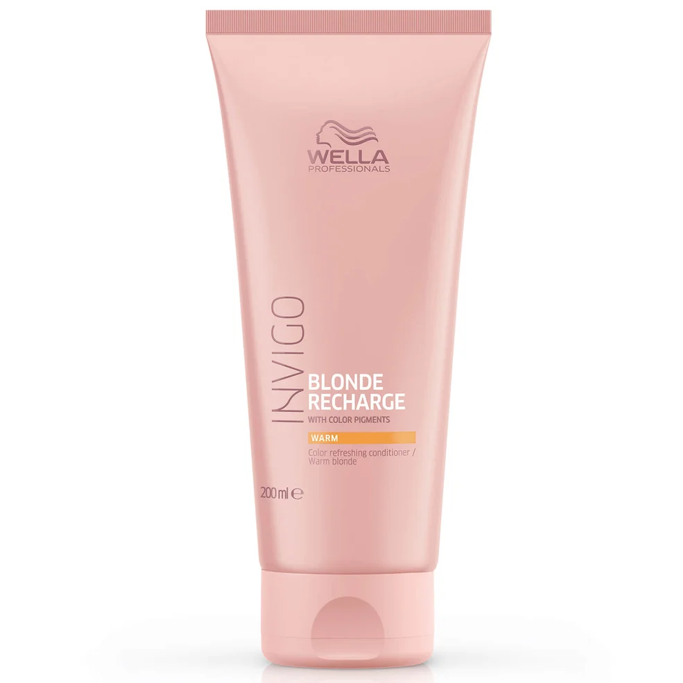 Wella Professionals Care INVIGO Blonde Recharge Color Refreshing Conditioner - Warm Blonde 200ml Zdjęcie 1