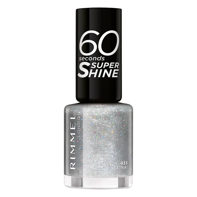 Rimmel 60 Seconds Glitter Nail Polish brokatowy lakier do paznokci Extra