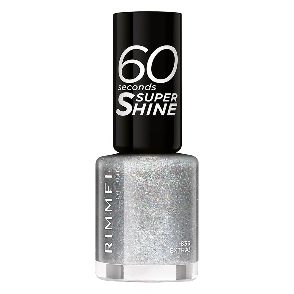 Rimmel 60 Seconds Glitter Nail Polish brokatowy lakier do paznokci Extra Zdjęcie 1