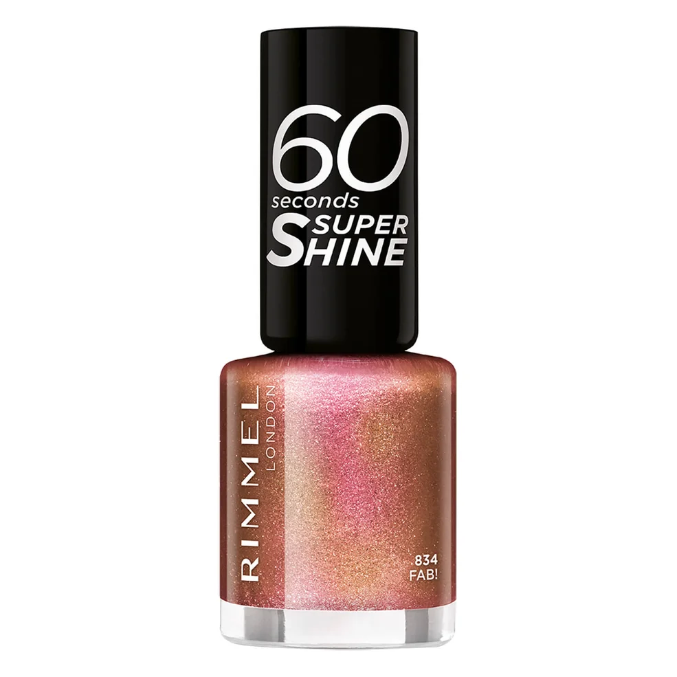 Rimmel 60 Seconds Glitter Nail Polish - Fab Zdjęcie 1