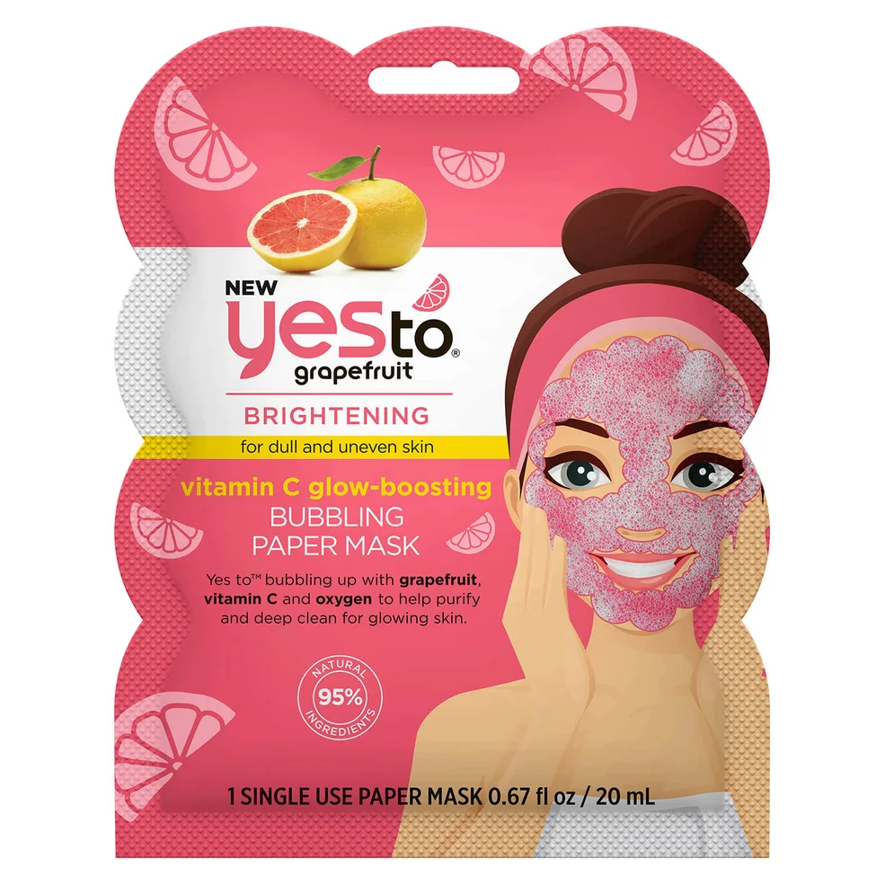 yes to Grapefruit Bubbling Mask Zdjęcie 1