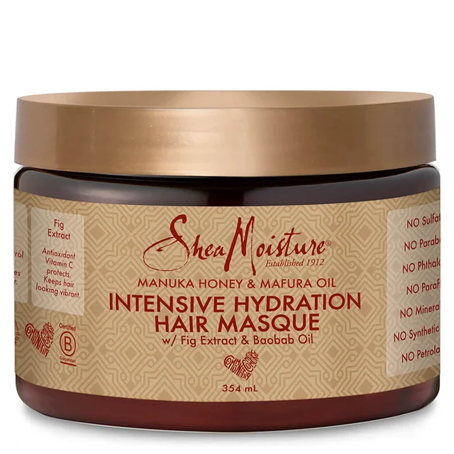 Shea Moisture Manuka Honey & Mafura Oil Intensive Hydration Hair Masque intensywnie nawadniająca maska do włosów 354 ml