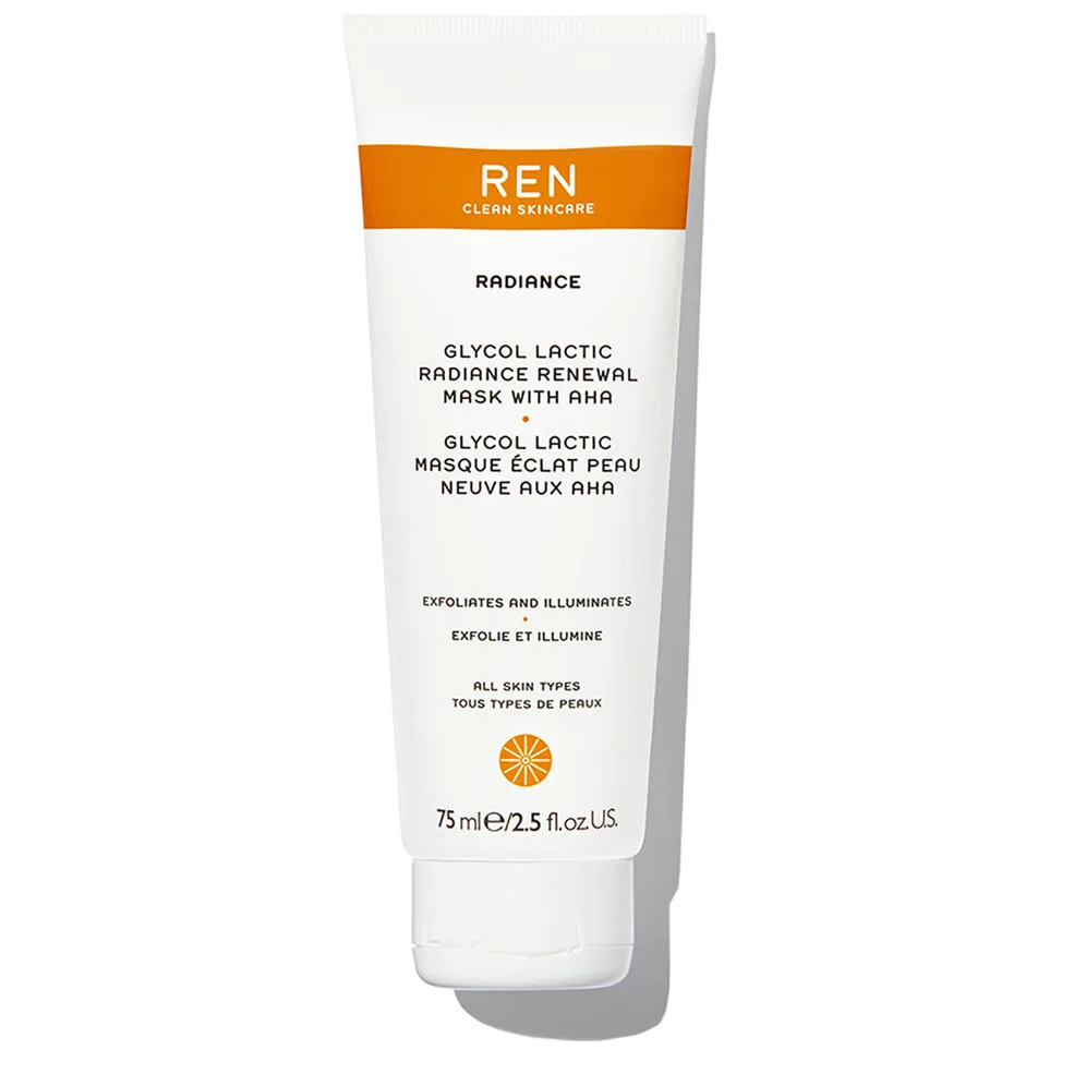 REN Supersize Glycol Lactic Radiance Renewal Mask 75ml Zdjęcie 1