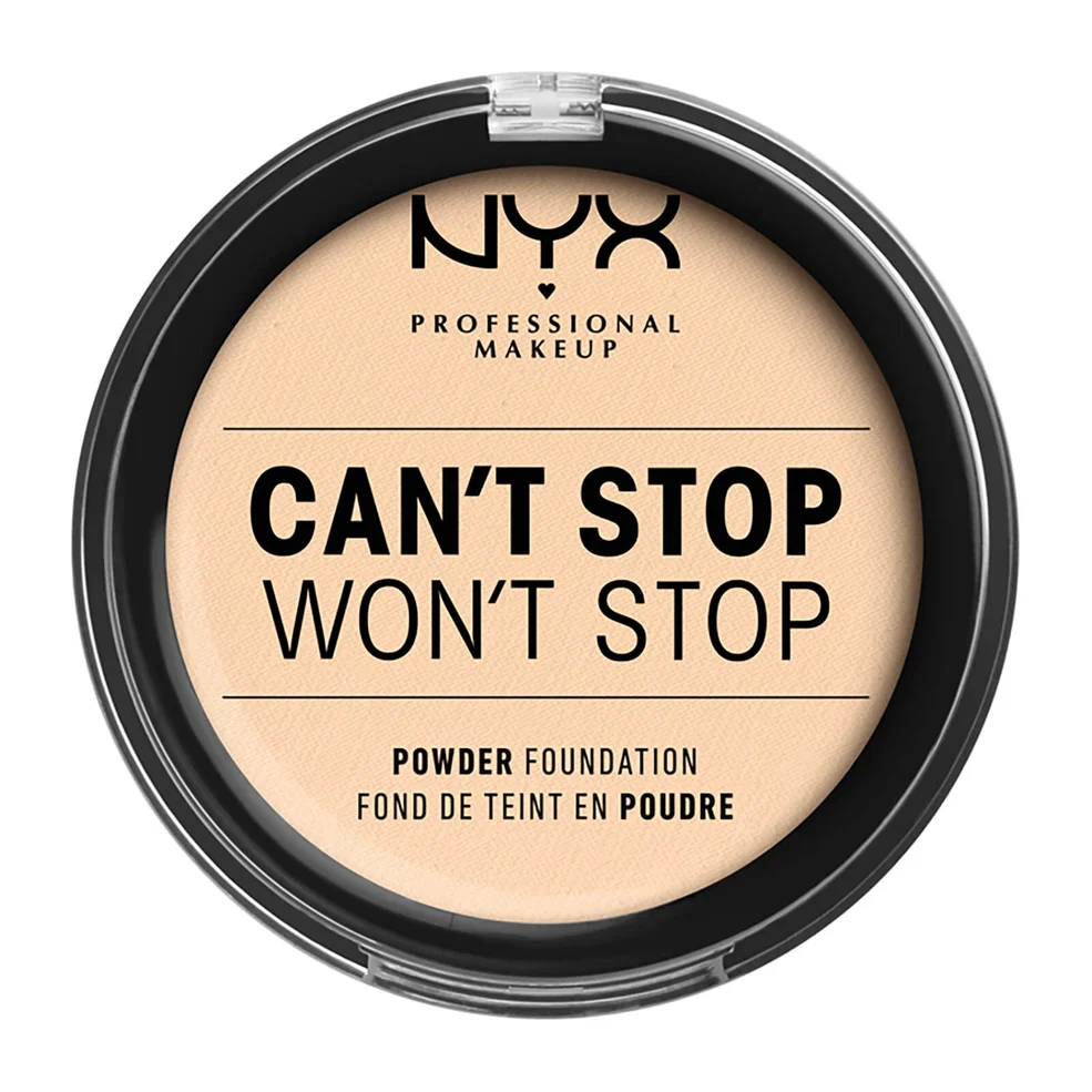 NYX Professional Makeup Can't Stop Won't Stop Powder Foundation (Various Shades) Zdjęcie 1