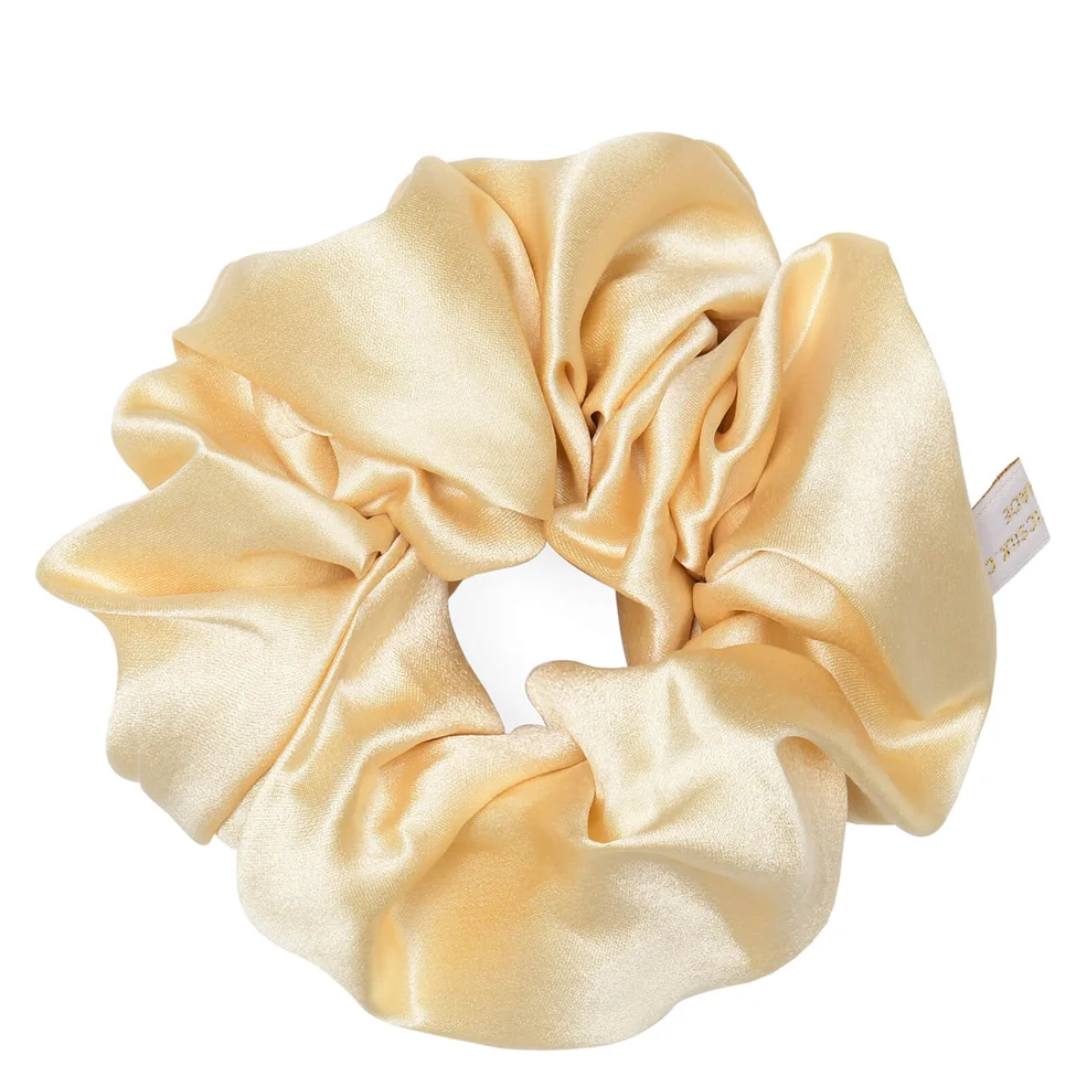 Holistic Silk Pure Silk Scrunchie - Cream Zdjęcie 1