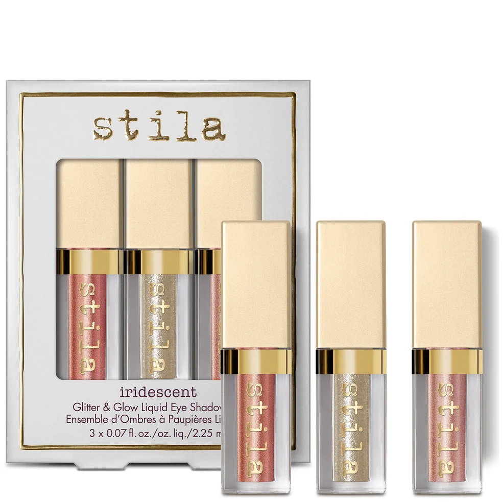 Stila Iridescent Glitter & Glow Duo Chrome Liquid Eyeshadow Set Zdjęcie 1
