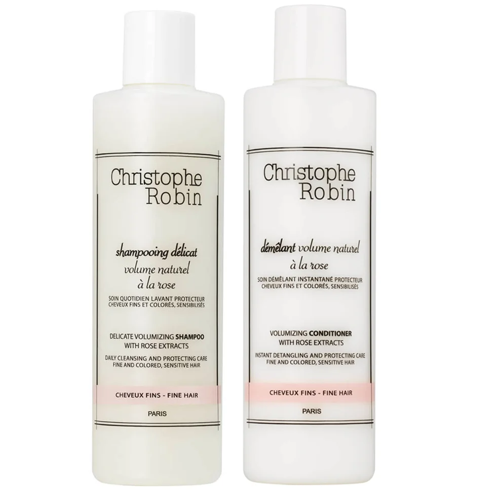 Christophe Robin Delicate Volumizing Shampoo and Volumizing Conditioner 250ml Zdjęcie 1