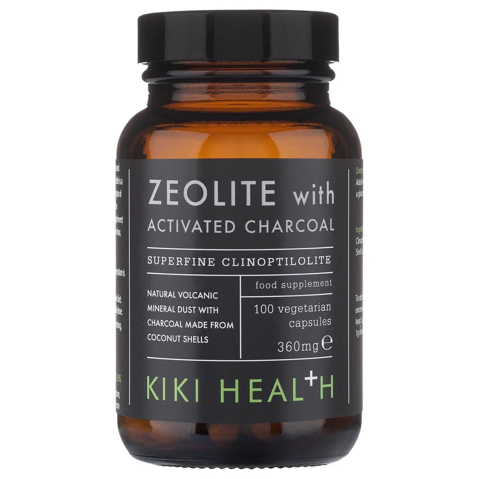KIKI Health Zeolite with Activated Charcoal Vegicaps (100 kapsułek wegetariańskich) Zdjęcie 1