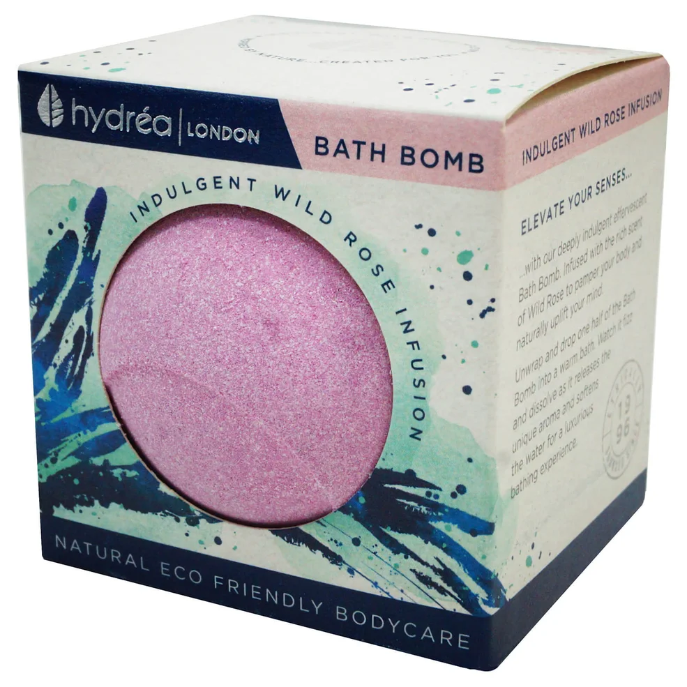 Hydrea London Indulgent Wild Rose Bath Bomb 2 x 60g Zdjęcie 1