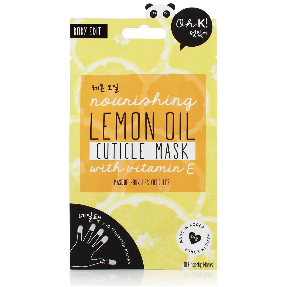 Oh K! Lemon Cuticle Finger Mask 6g Zdjęcie 1