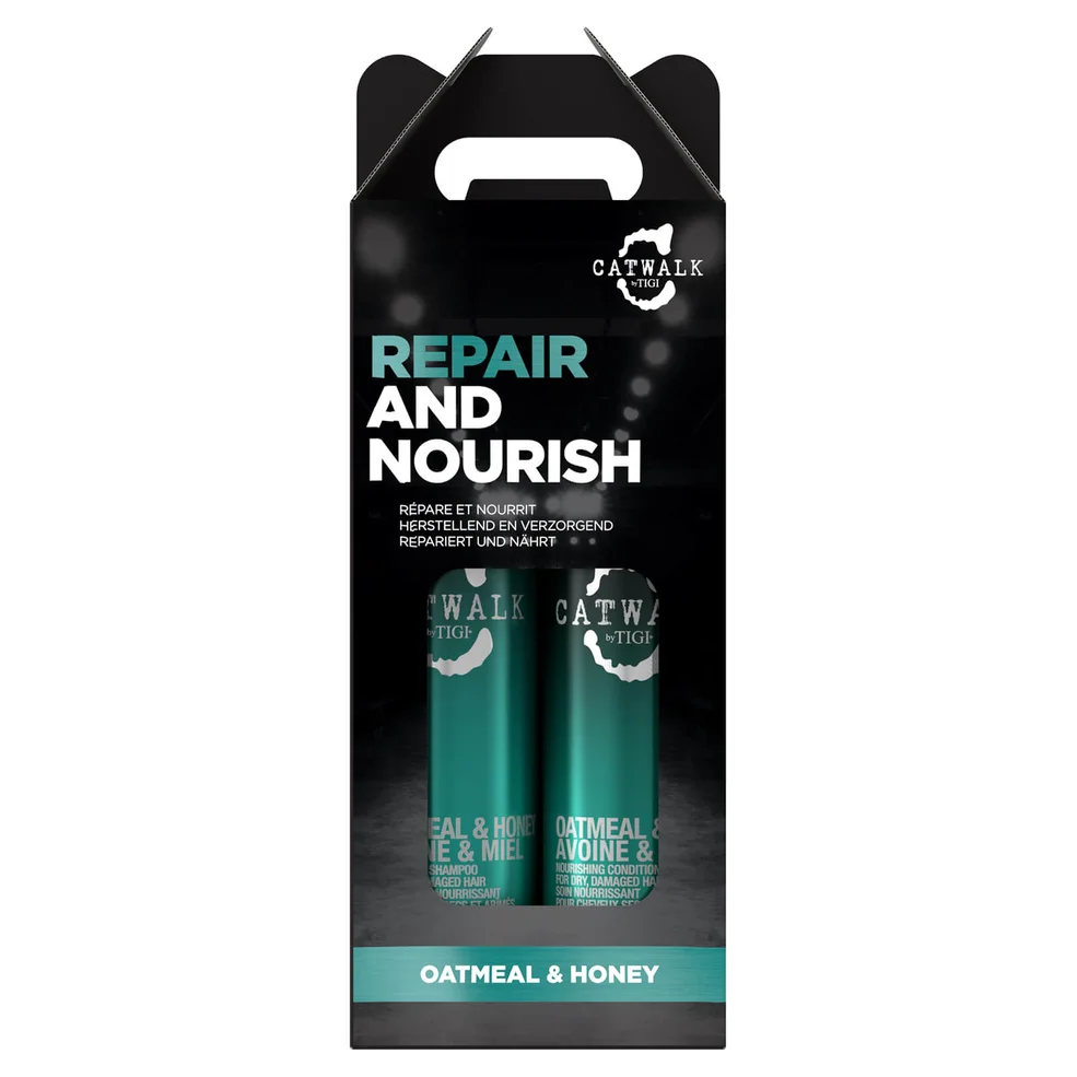 TIGI Catwalk Oatmeal & Honey Nourish Shampoo and Conditioner - Pack of 2 Zdjęcie 1
