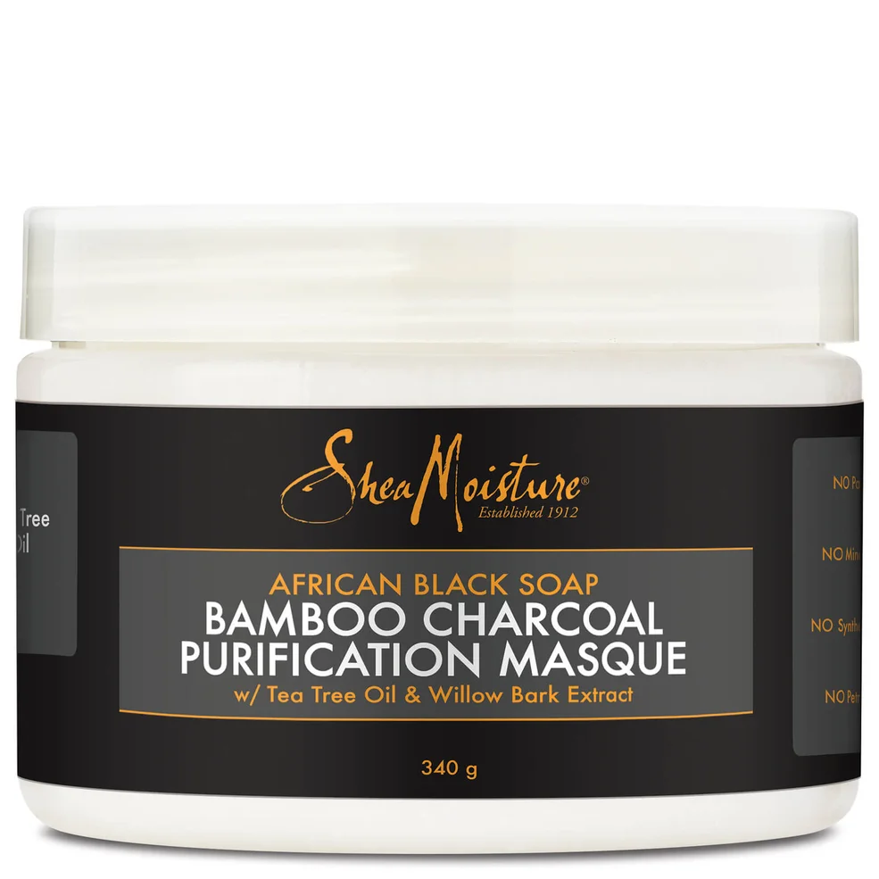 Shea Moisture African Black Soap Bamboo Charcoal Masque 354ml - Exclusive Zdjęcie 1