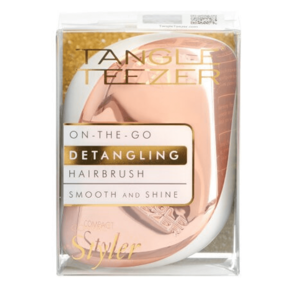 Tangle Teezer Compact Styler Detangling Hairbrush - Rose Gold Ivory Zdjęcie 1